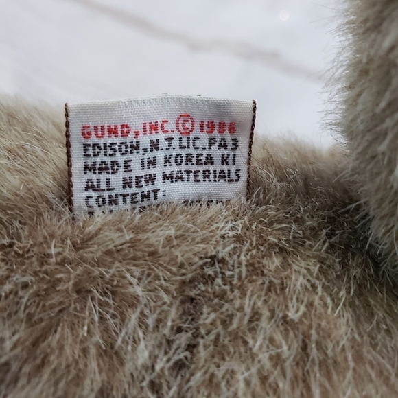 Gund Walrus Plush Stuffed Animal Fuzzy Brown 10 Inch 1986 - Picture 8 of 9